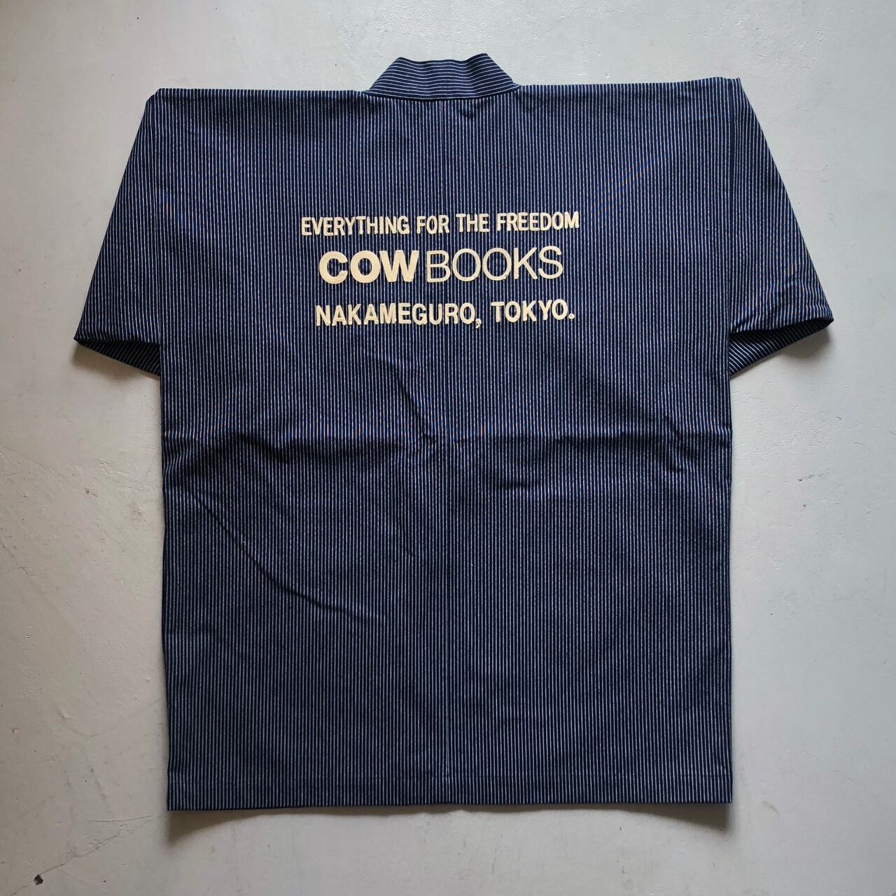 COW BOOKS カウブックス Vender Coat ブックベンダーコート COWBOOKS Reading Jacket Bookvendor Stripe | AJIMAYA 作家の器