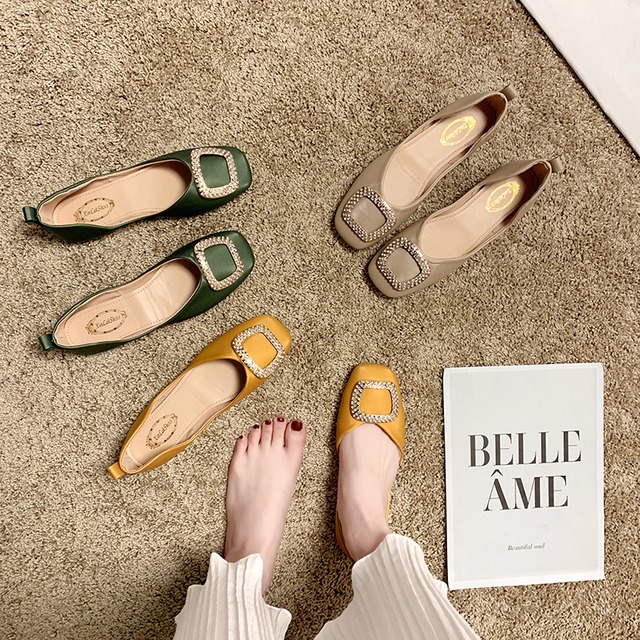 レディーススプリングレッドシングル 靴 シューズ 春物 スクウェア 部族の婦人靴33237682749