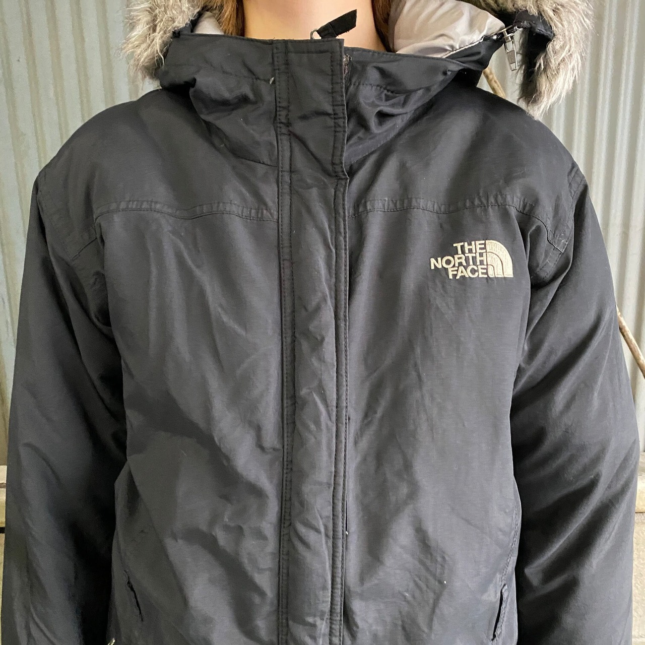 THE NORTH FACE ザノースフェイス HYVENT フェイクファー ダウン 