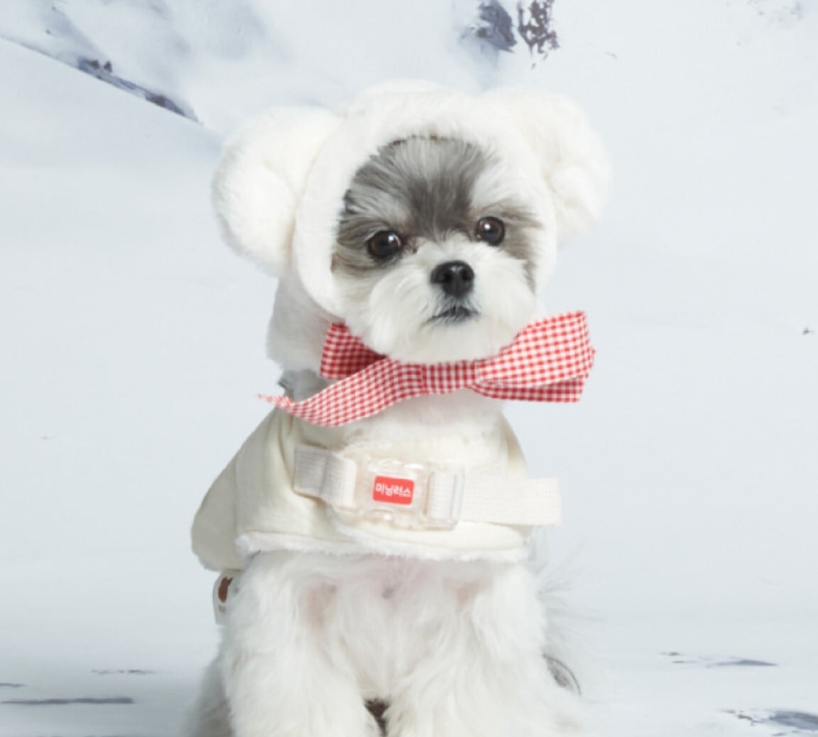 S/即納【meaningless】Check Ribbon Hat《Ivory》