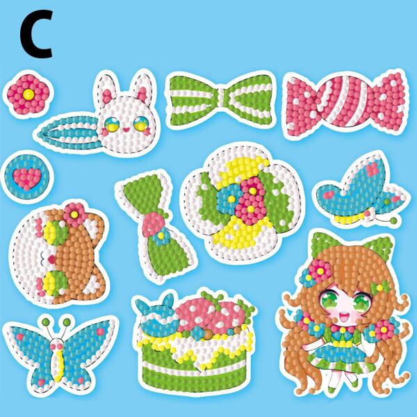 シールタイプ セット ダイヤモンドアート キット プリンセス 女の子