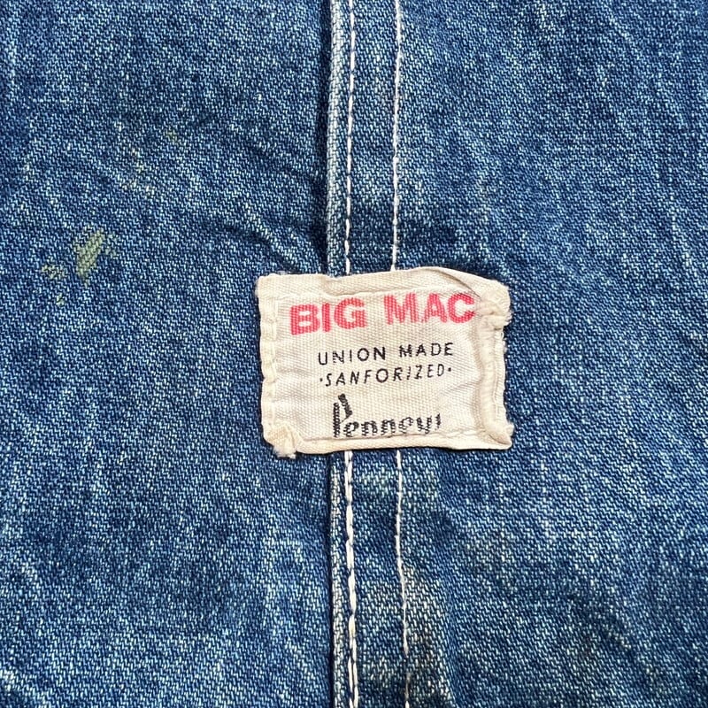 60's BIG MAC ビッグマック デニムオーバーオール JCPenney ストア