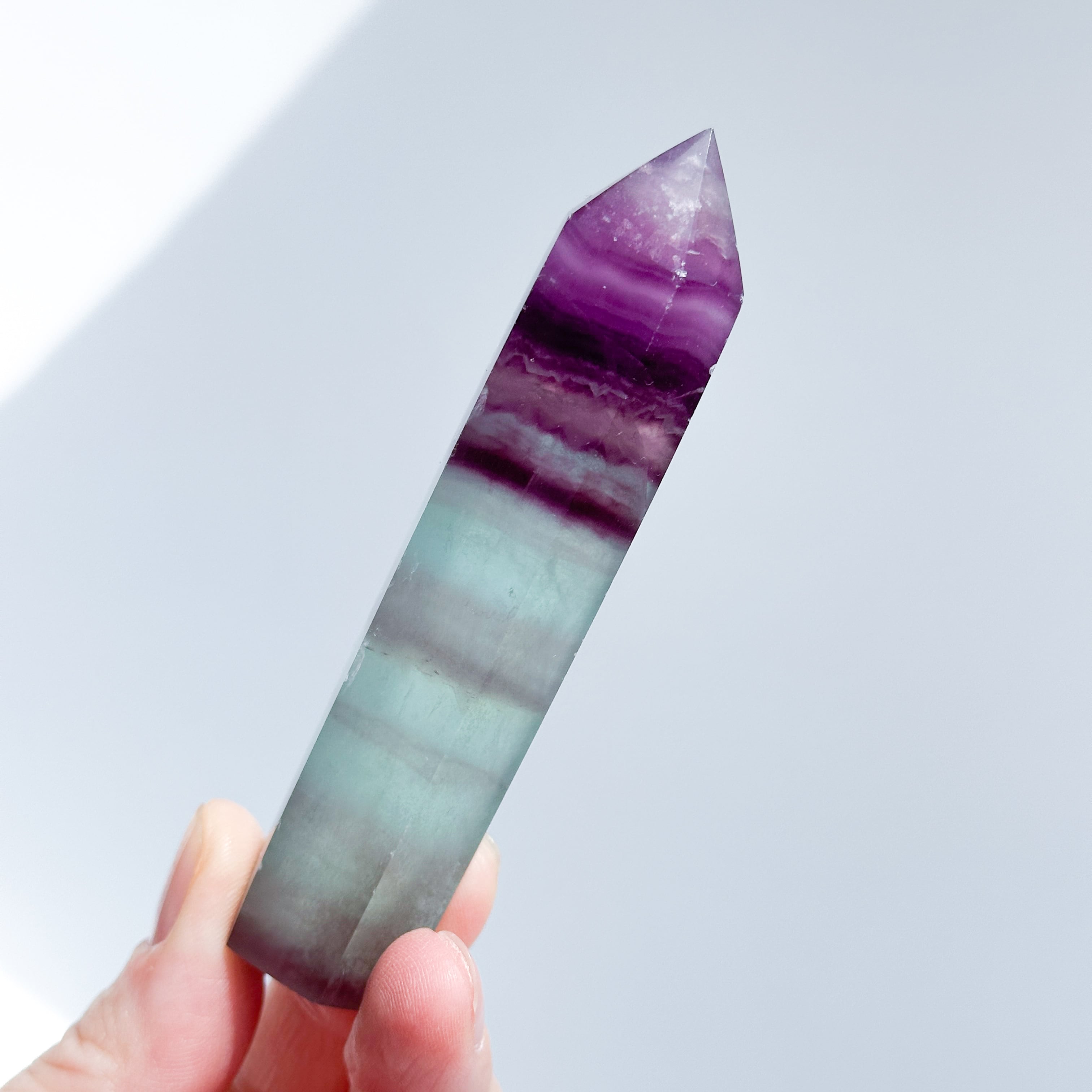 レインボーフローライト タワー21◇ Rainbow Fluorite ◇天然石・鉱物