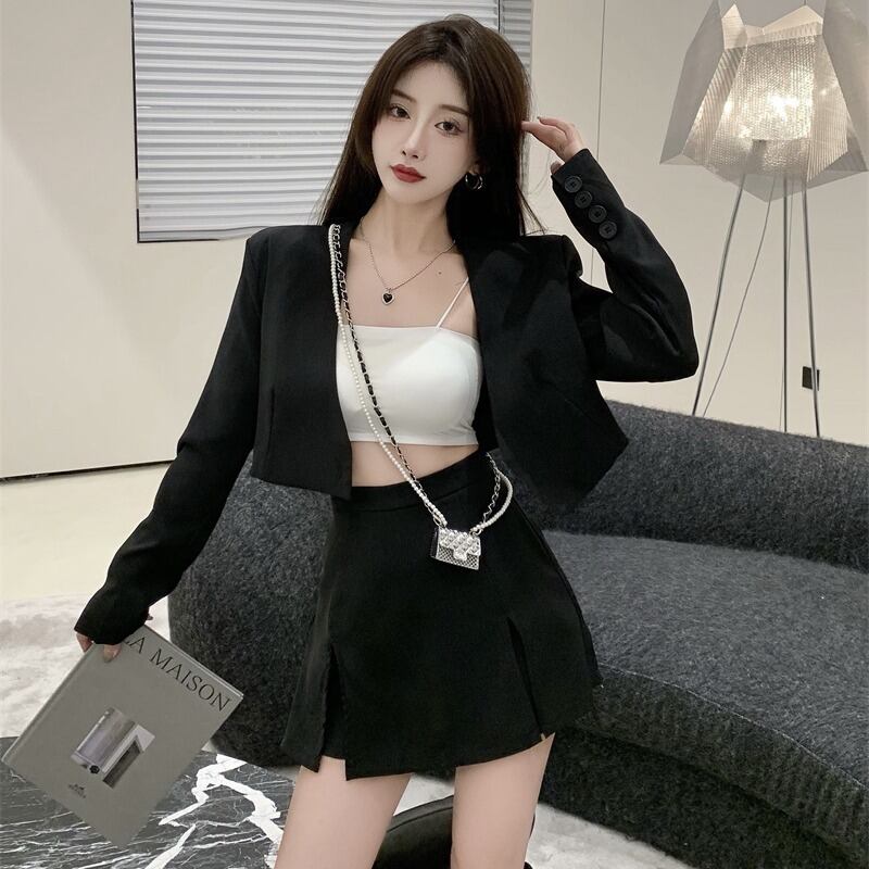 ショートスカート オータムレディース ストリート 秋物 ハンチェンe59031863344