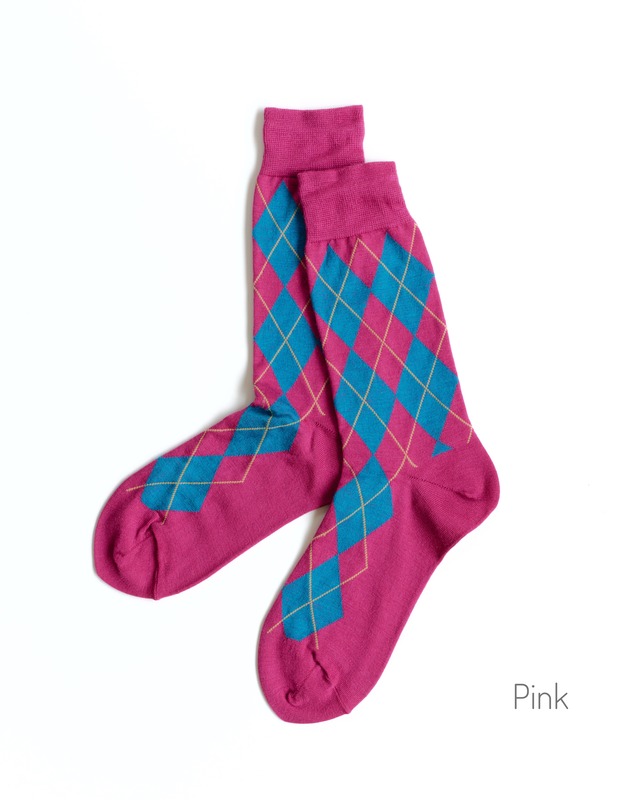 Argyle wool long men