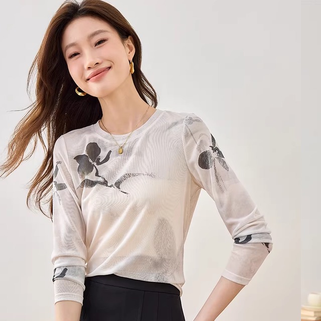 【tops】透け感トップス Q8230