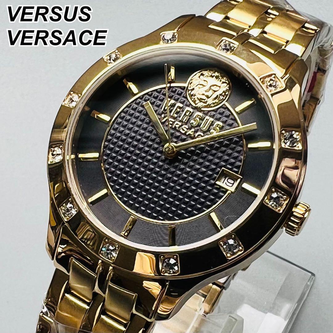 兎の万屋shop【訳アリSALE】VERSUS VERSACE　ヴェルサーチ 腕時計　電池式