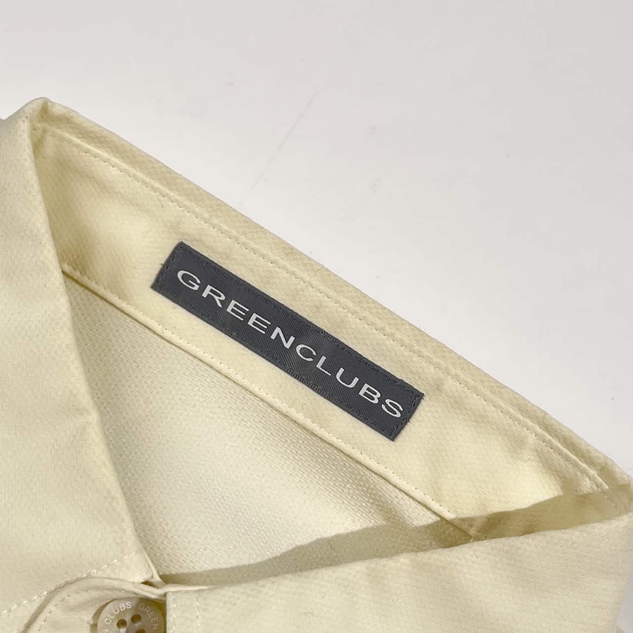 GREENCLUBS グリーンクラブ BD ボタンダウン 長袖シャツ 3/アイボリー 系 メンズ