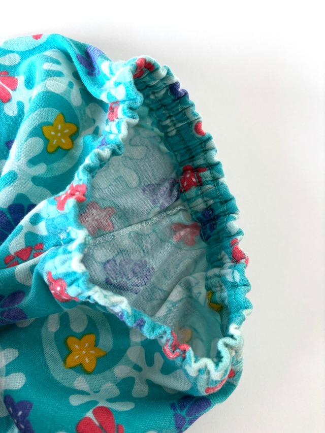 【2-3T相当・vintage】USA製　Sea柄ストレッチパンツ