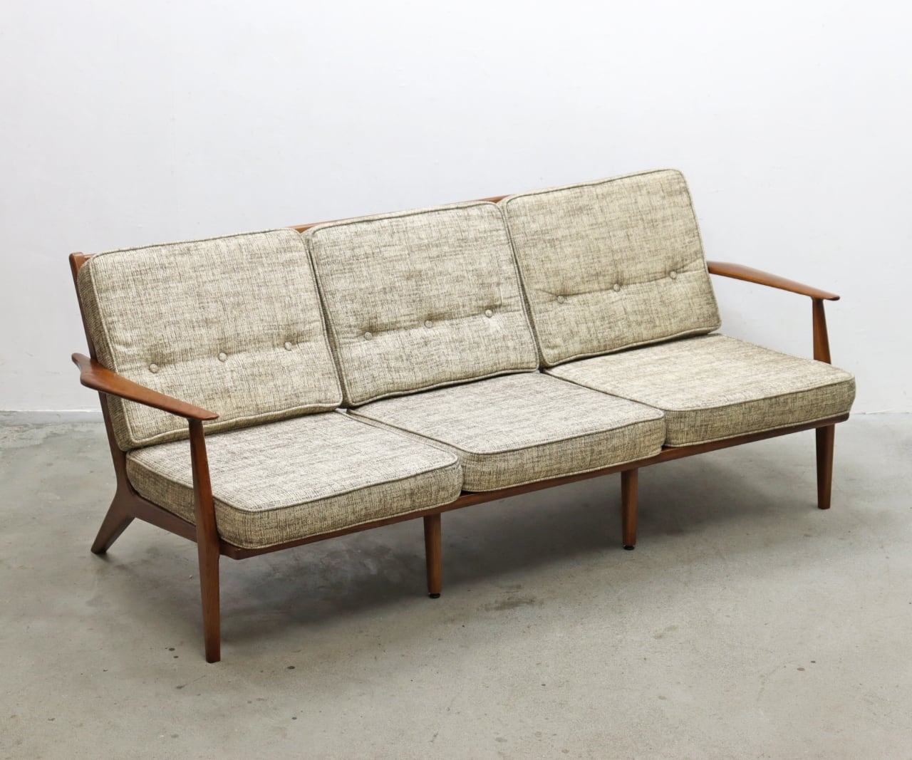 ACME Furniture アクメファニチャー DELMAR デルマー 3P ソファ タモ材