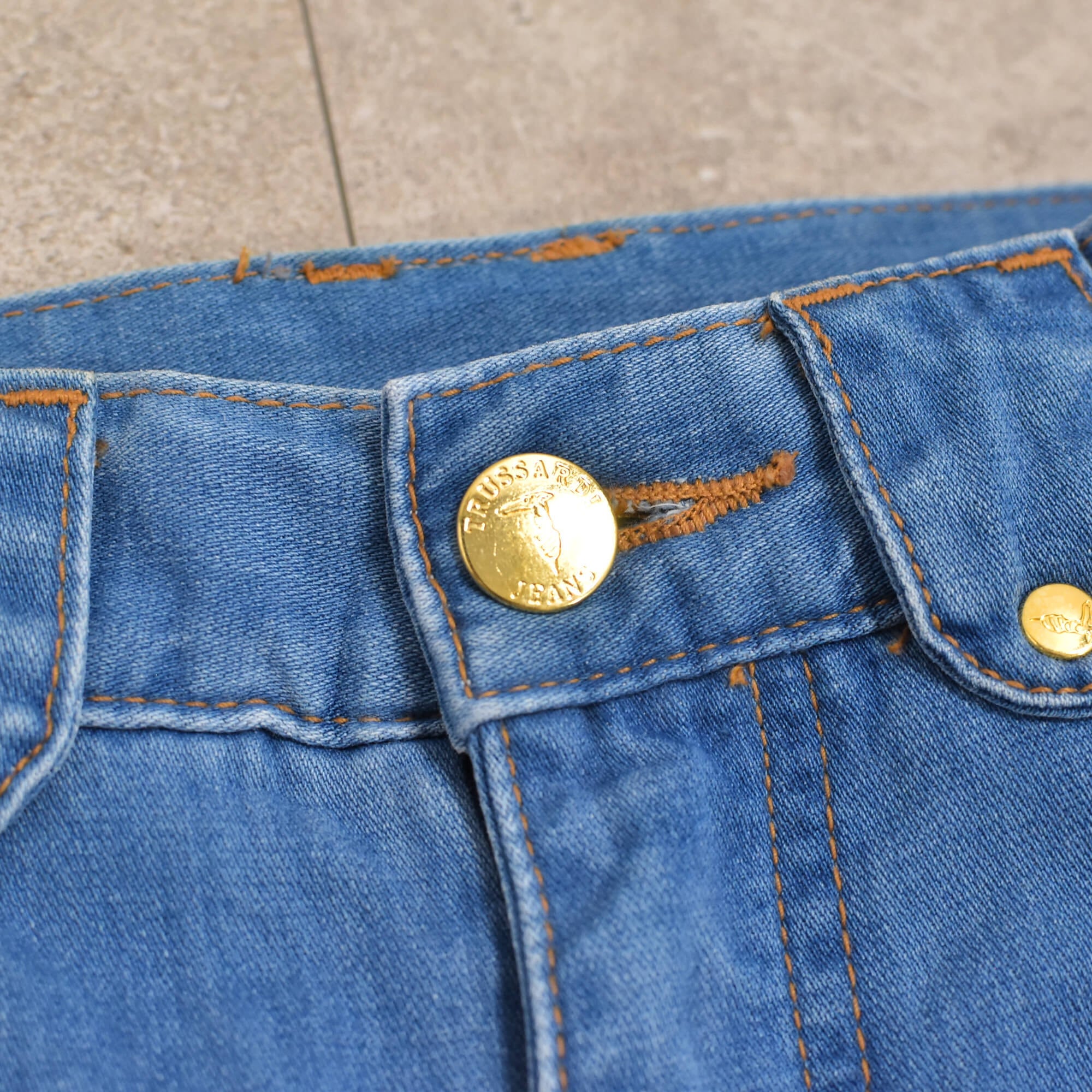 80～90s TRUSSARDI JEANS denim pants | 古着屋 grin days memory
