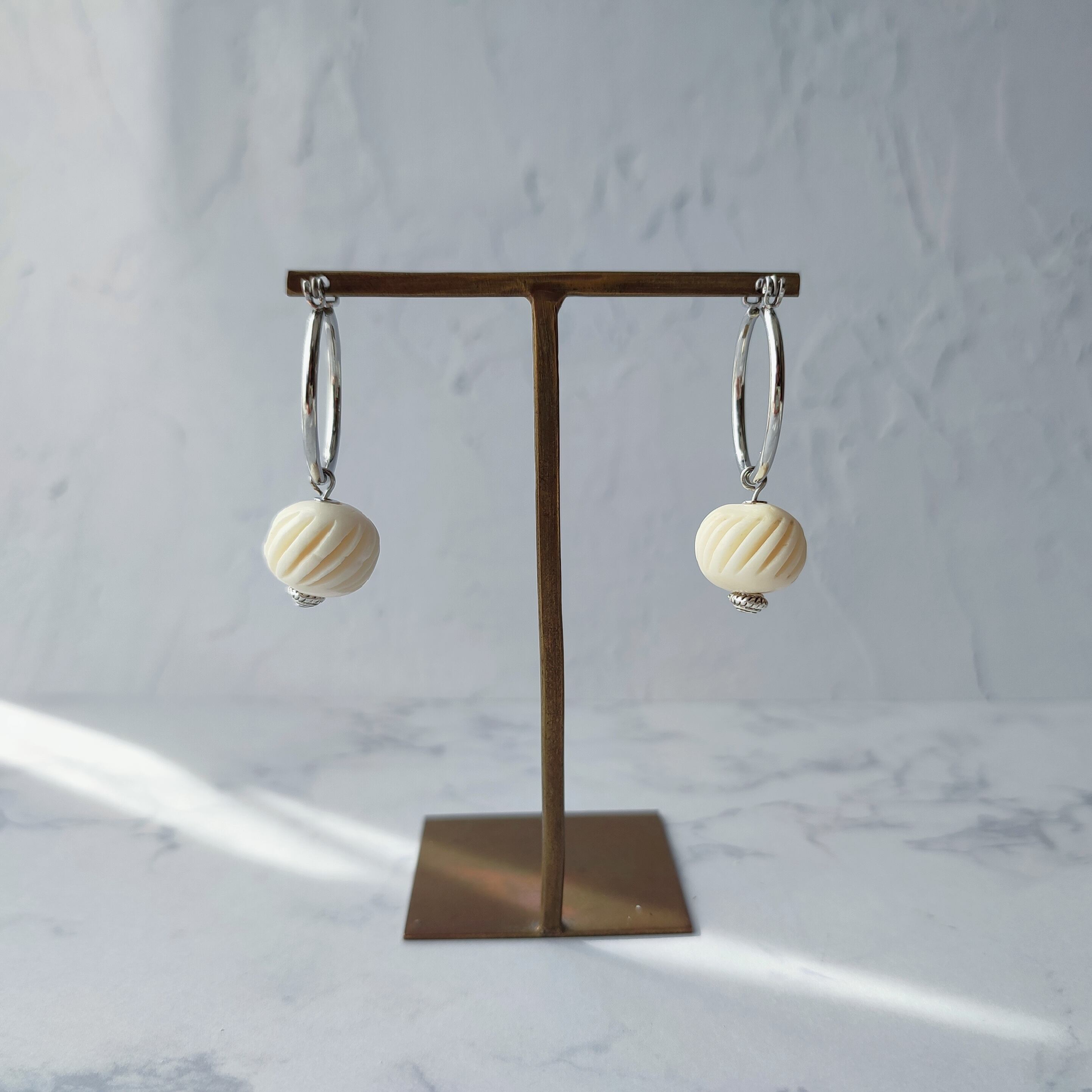 繭-mayu ピアス | utsuri accessories