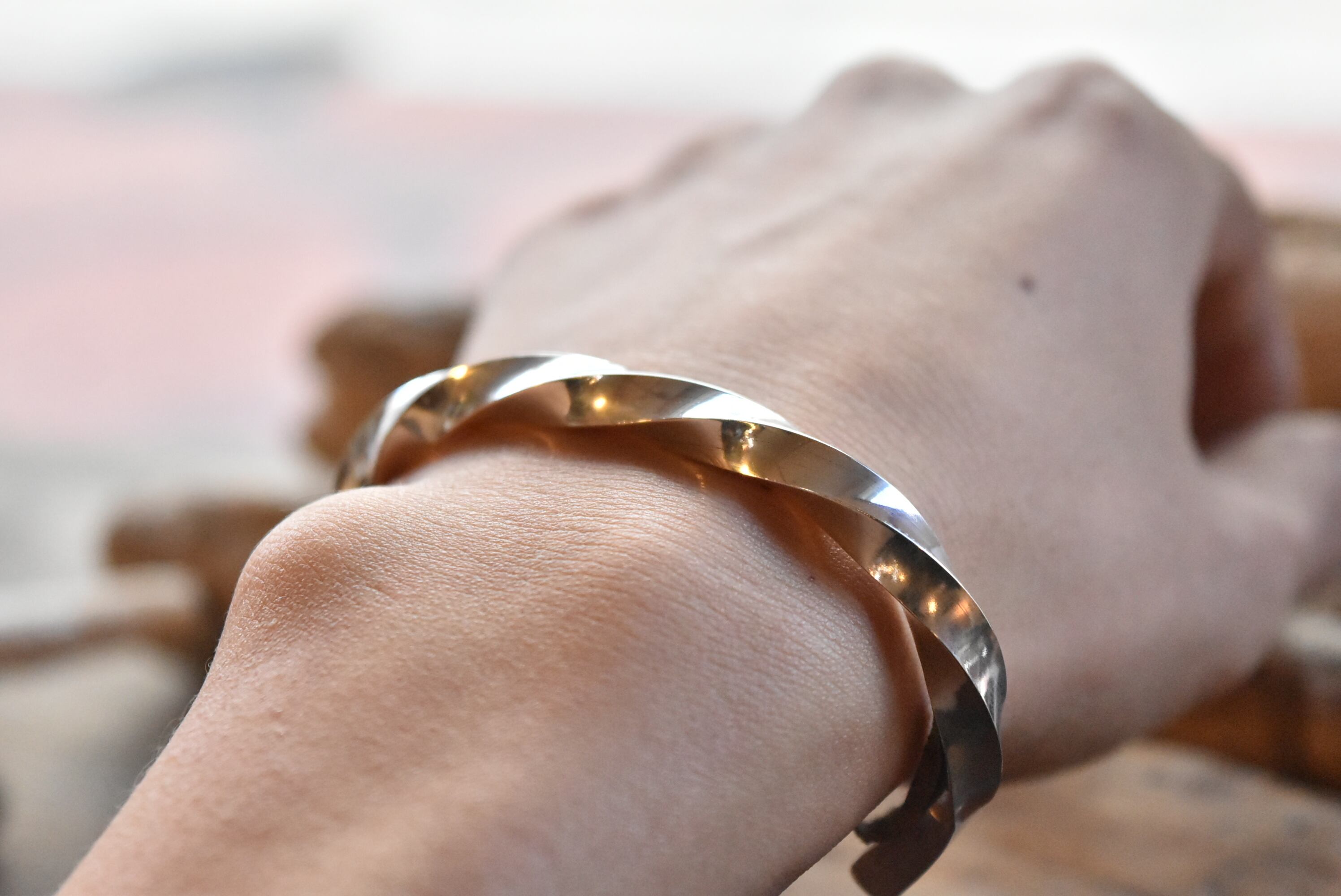 5mm ツイストバングル | FARWEST silver smith