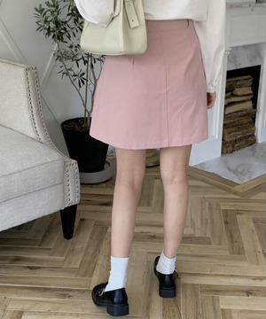 《即納商品》cinnamon mini skirt (ivory / pink)