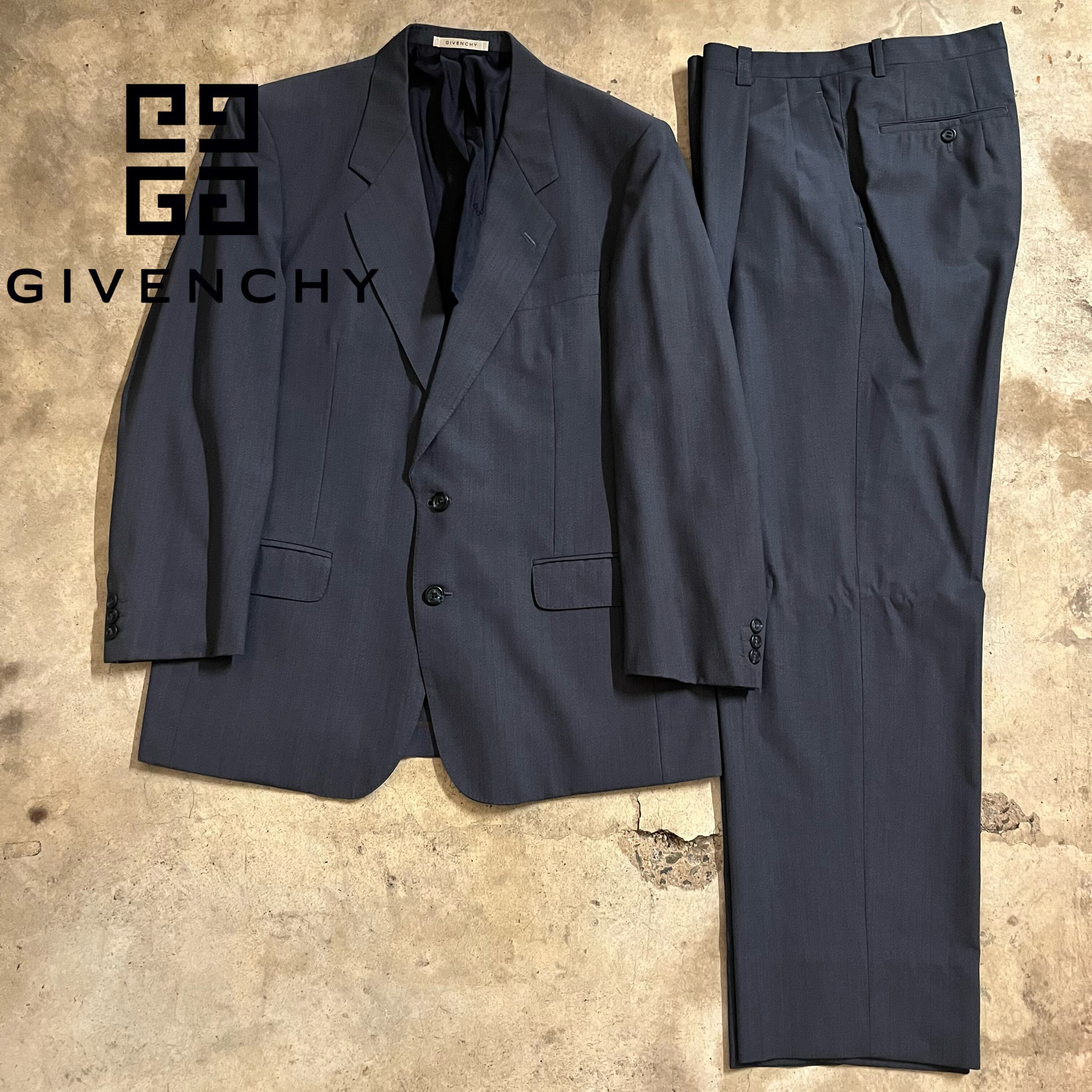 〖GIVENCHY〗mohair blend wool setup suit/ジバンシー モヘア混 ウール セットアップ スーツ/lsize