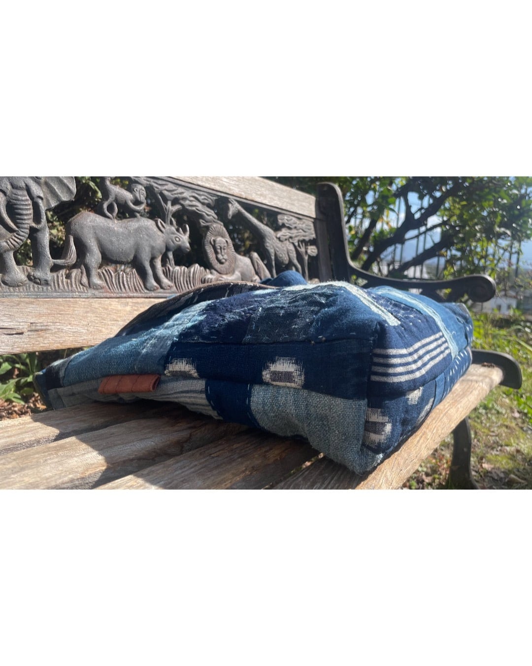 古布 襤褸の蓋付きショルダーバッグ | chibisix