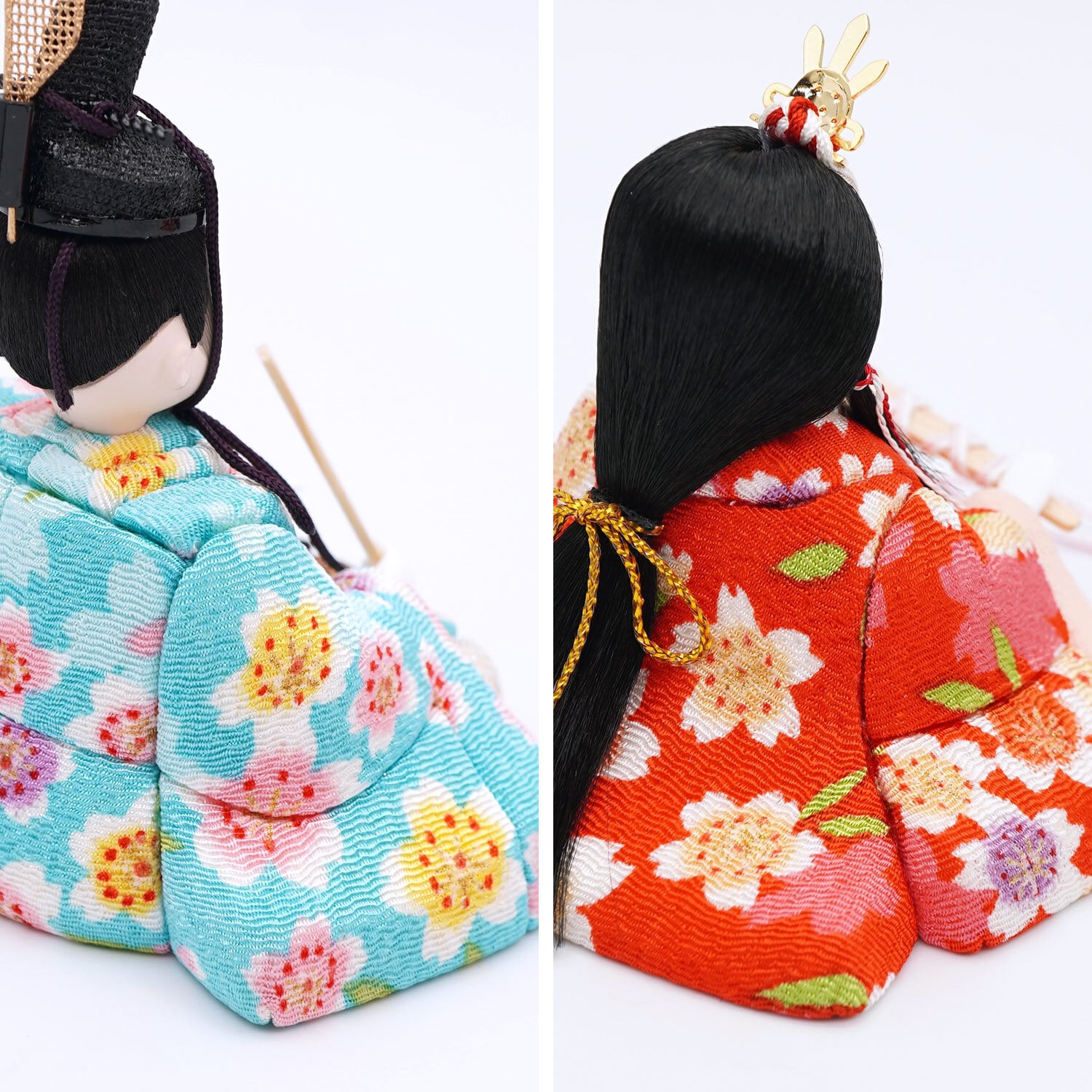 一秀作 江戸木目込 桃山雛 さくら台平飾り 雛人形/ひな人形/雛祭り