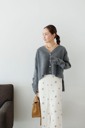 Original embroidery tweed skirt ⭐︎bluelea 