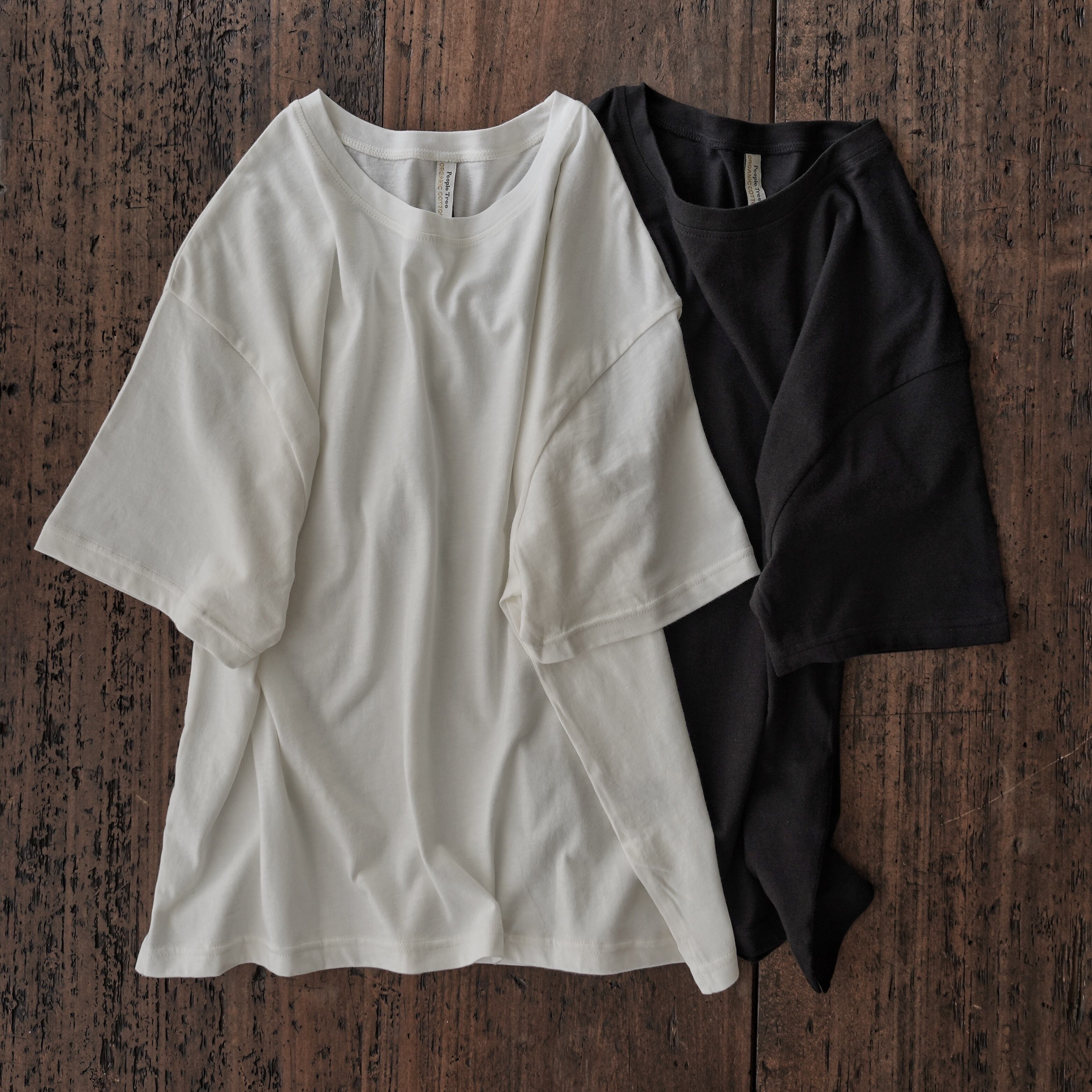 オーガニックコットンリラックスビッグTシャツ/People Tree