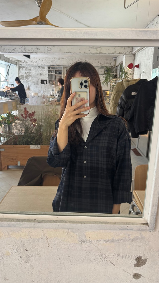 (予約) vegetable / Loven check shirt 2color