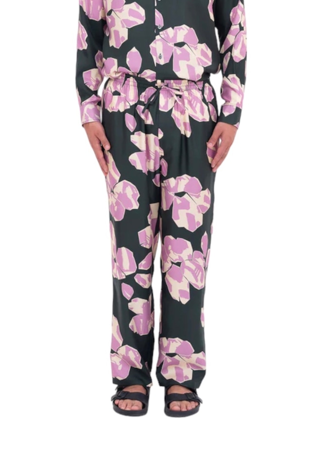【BANANATIME 】EASY PANTS PAPER CUTS GREEN