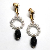 大人可愛いアイテム！K14gf 淡水パール・オニキスピアス & イヤリング sl3_8_20200507pe03