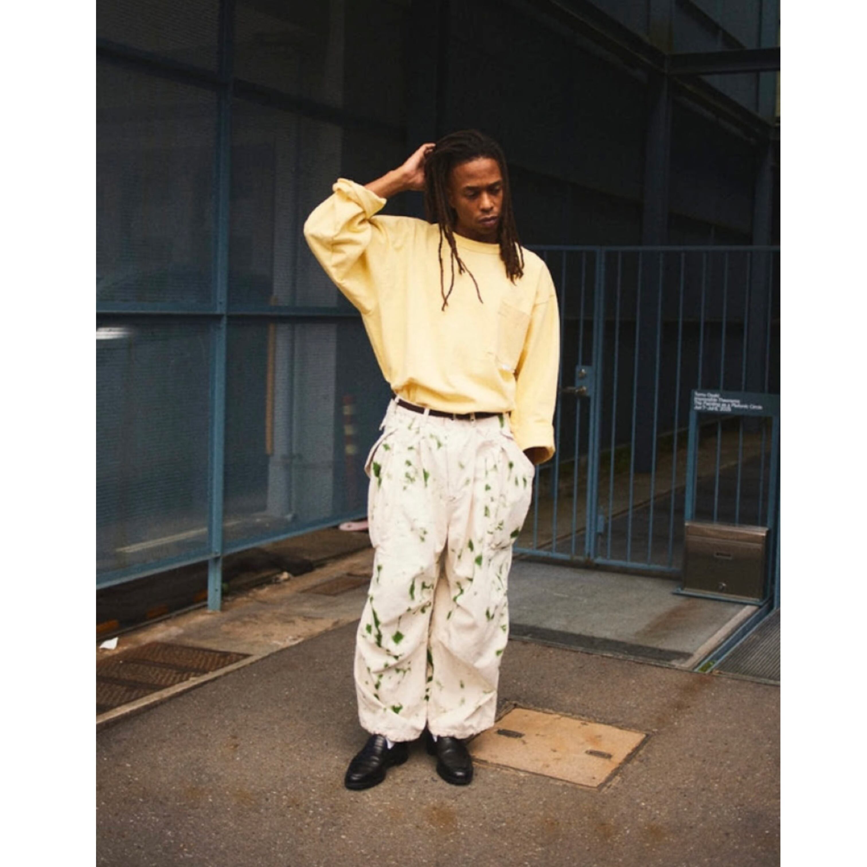 Gurank 3stitch painter pantsサイズ36 Gurank “ Distressed 3stitch Painter Pants “ | H.inch
