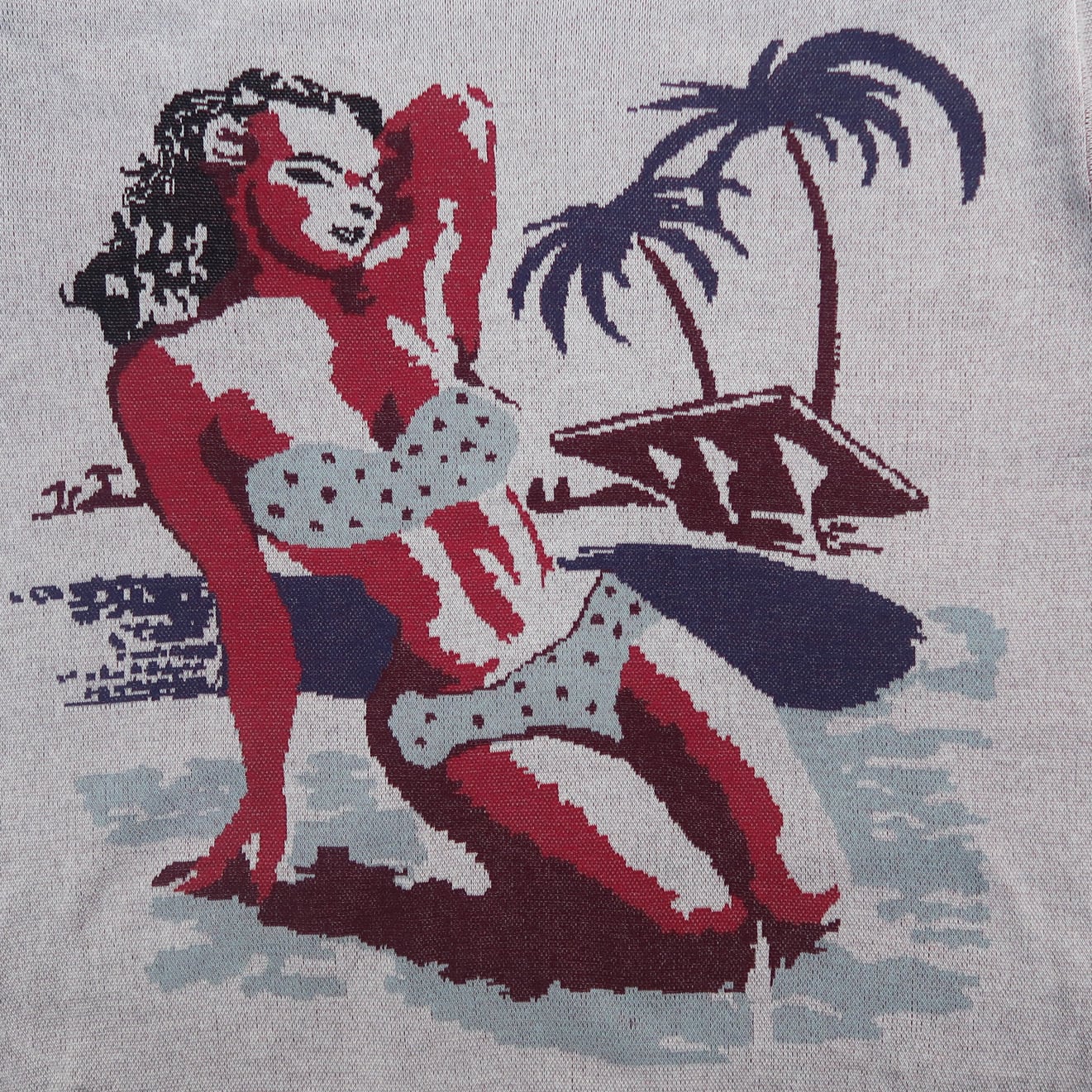 DAIRIKU Swimming Girl Pullover Knit