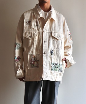 Midorikawa / MID25SS-JK03 DENIM JACKET (IVORY)