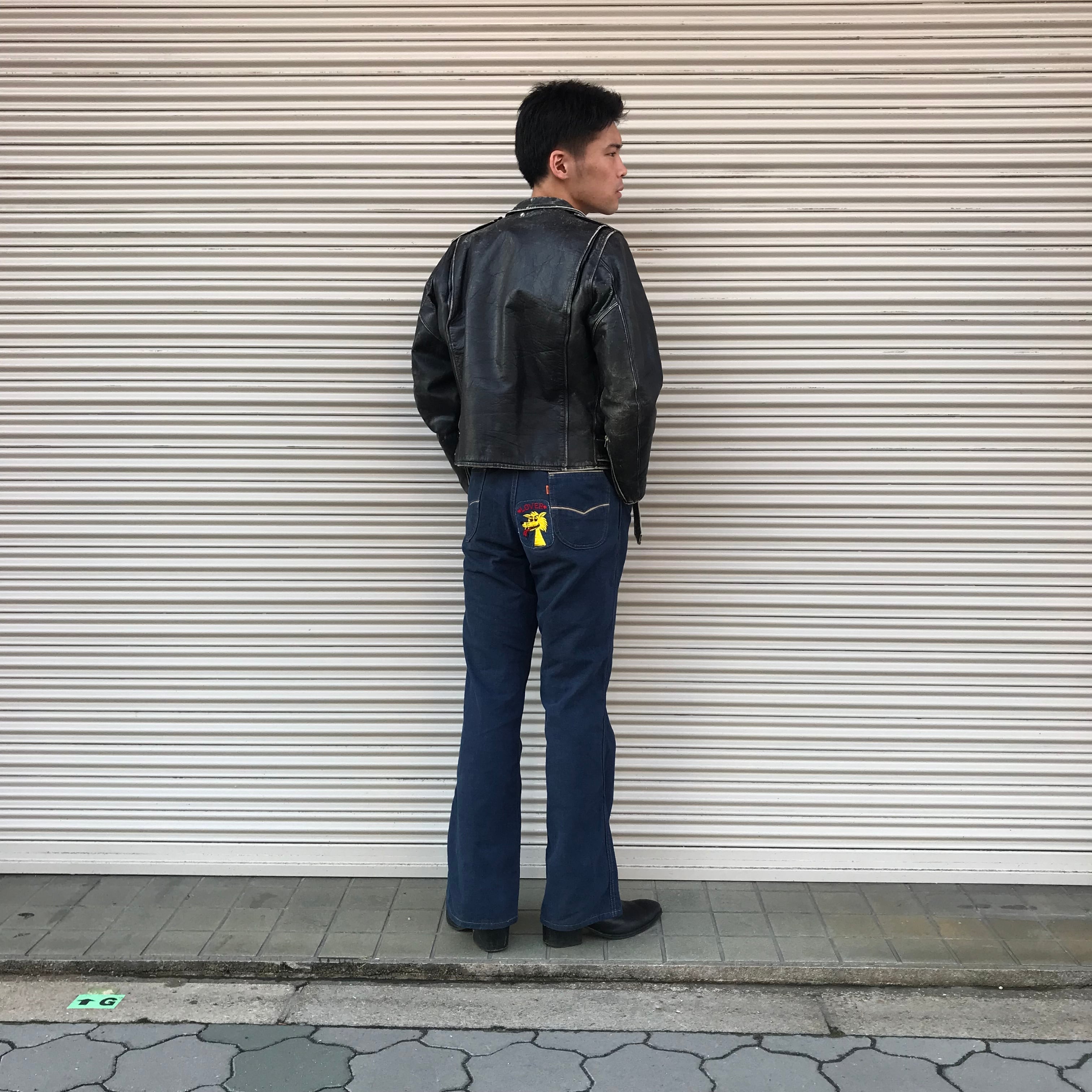 希少 リーバイス スタジャン LEVI'S ネイビー ヴィンテージ - アウター