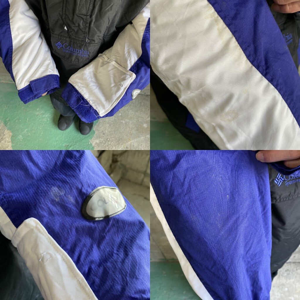 90年代 ビンテージ Columbia コロンビア 中綿入り プルオーバー