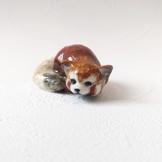 【ミニチュア陶器】 Red panda ~③~