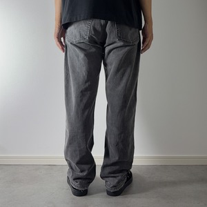 90s Levi's 505 black denim pants "made in USA" [W37L29相当] 古着