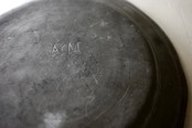 19世紀 フランス エタン 湾曲する縁とプレートd アンティーク ピューター