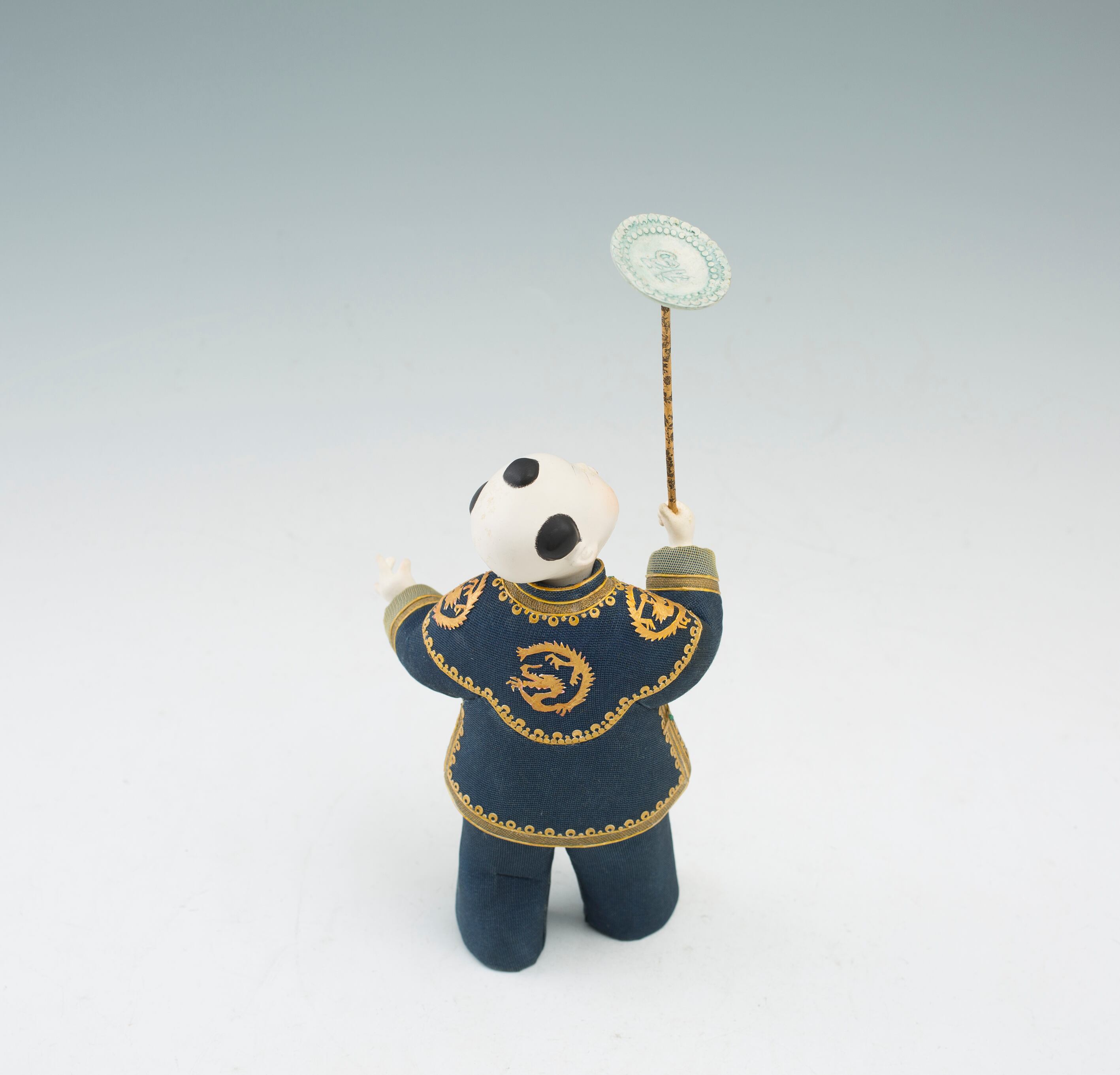 皿まわし 桑折秀子 唐子 人形 木目込 日本人形 置物 オブジェ