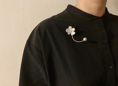 moon scape パンジーブローチ　4色　2