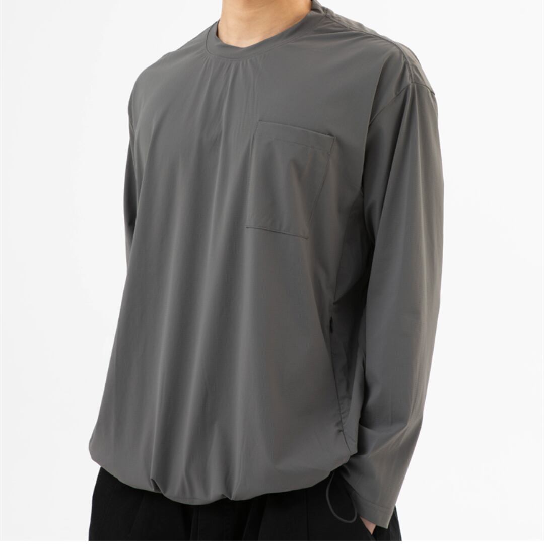 ドロップショルダーラウンドネック A18840