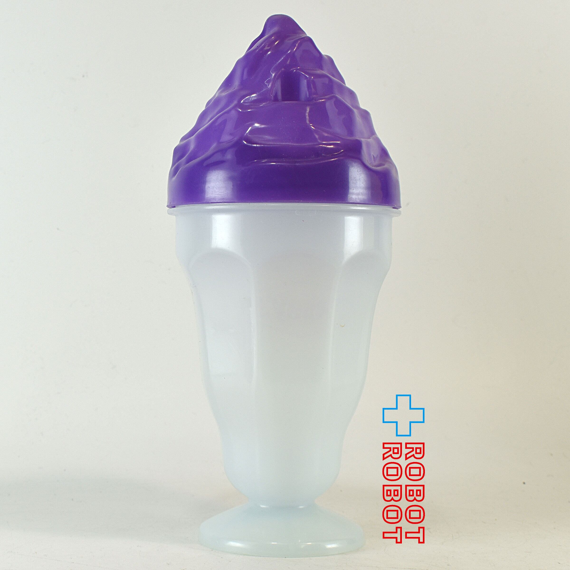 ティンカーベル アイスクリーム サンデー ピン デニーズ アイスクリームサンデー プラスチック カップ 紫色