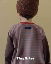 〖取寄〗韓国子供服 / 26winter / TinyHiker / マゴストライプT / キッズ *XS~XL*