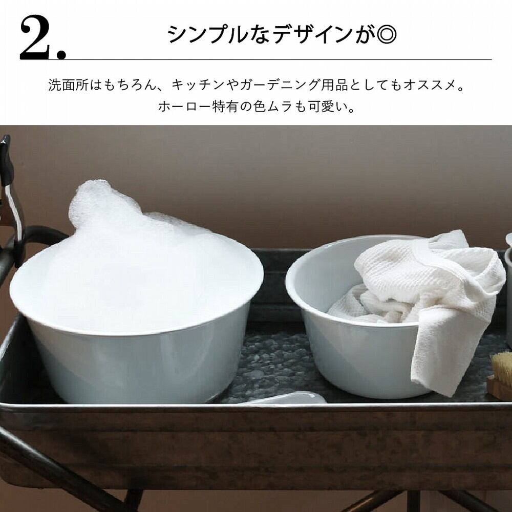 DULTON（ダルトン）エナメル ウォッシュボウル M 洗面器 ホーロー