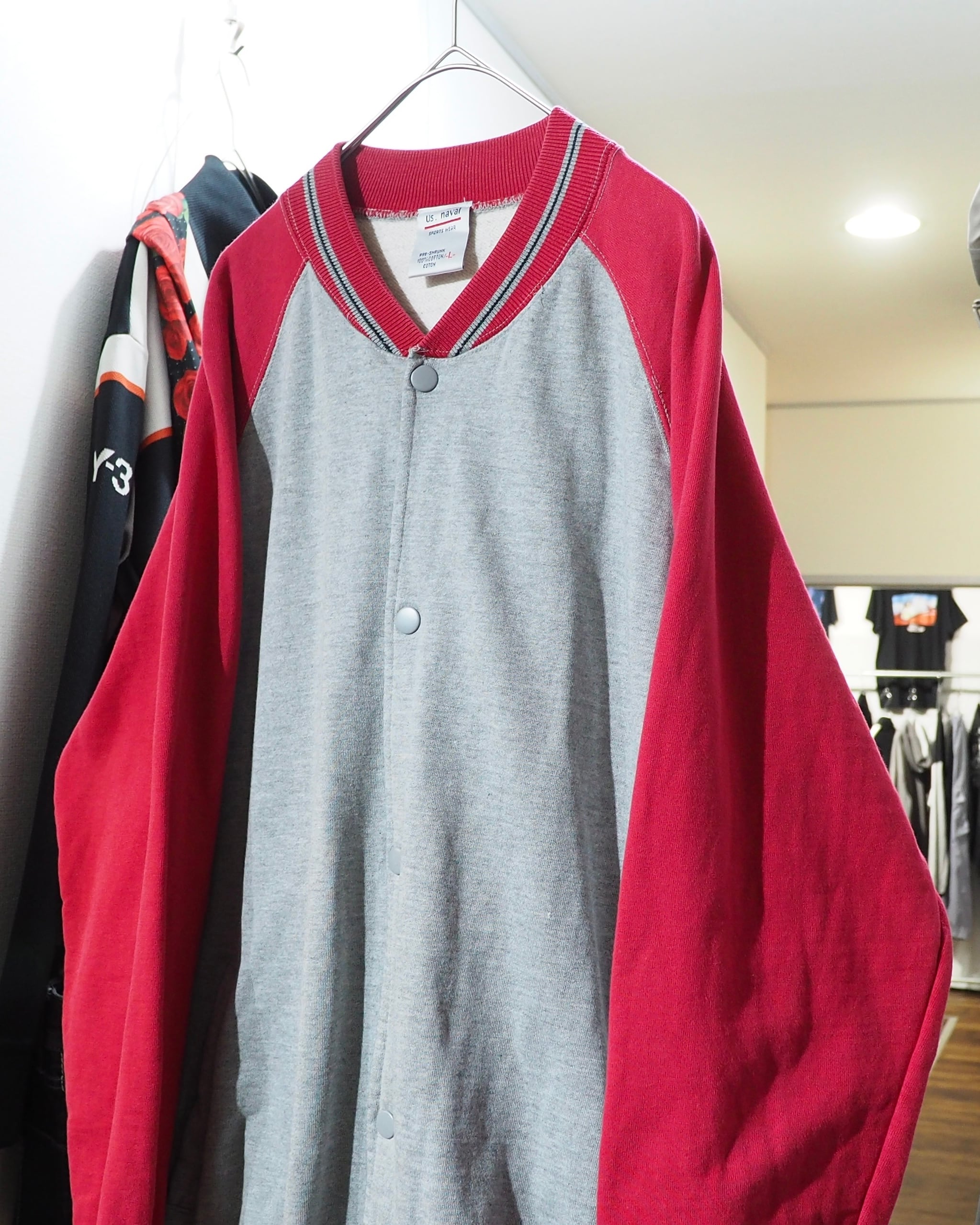 1990s Two-Tone Color switching vintage Raglan Sweat Jacket