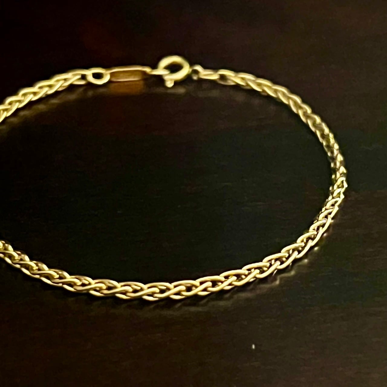 VINTAGE TIFFANY & CO. 18K Gold Small Braid Bracelet | ヴィンテージ