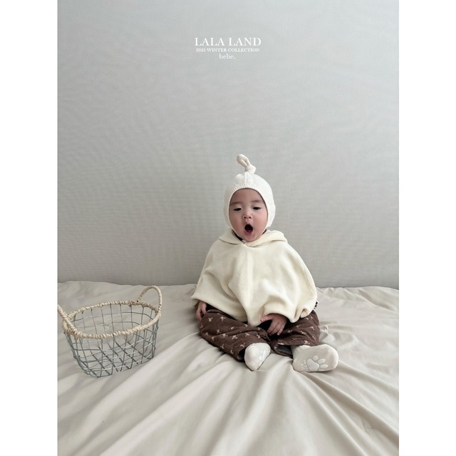 《予約》lala land ¨ bebe) golden cotton pants