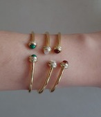【22ss】Gemstone Bangle_3colors