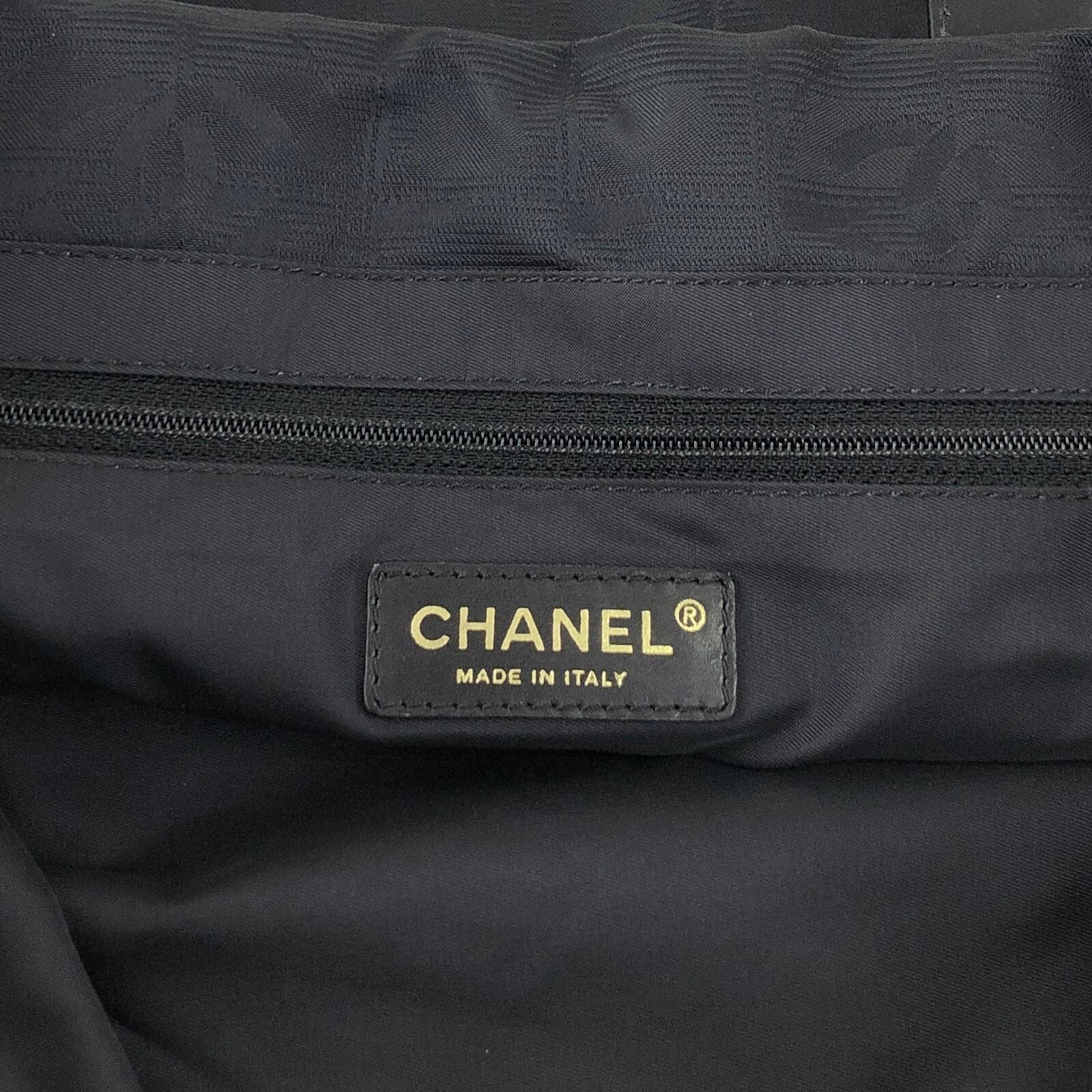 CHANEL シャネル ニュートラベルライン トートバッグ ブラック