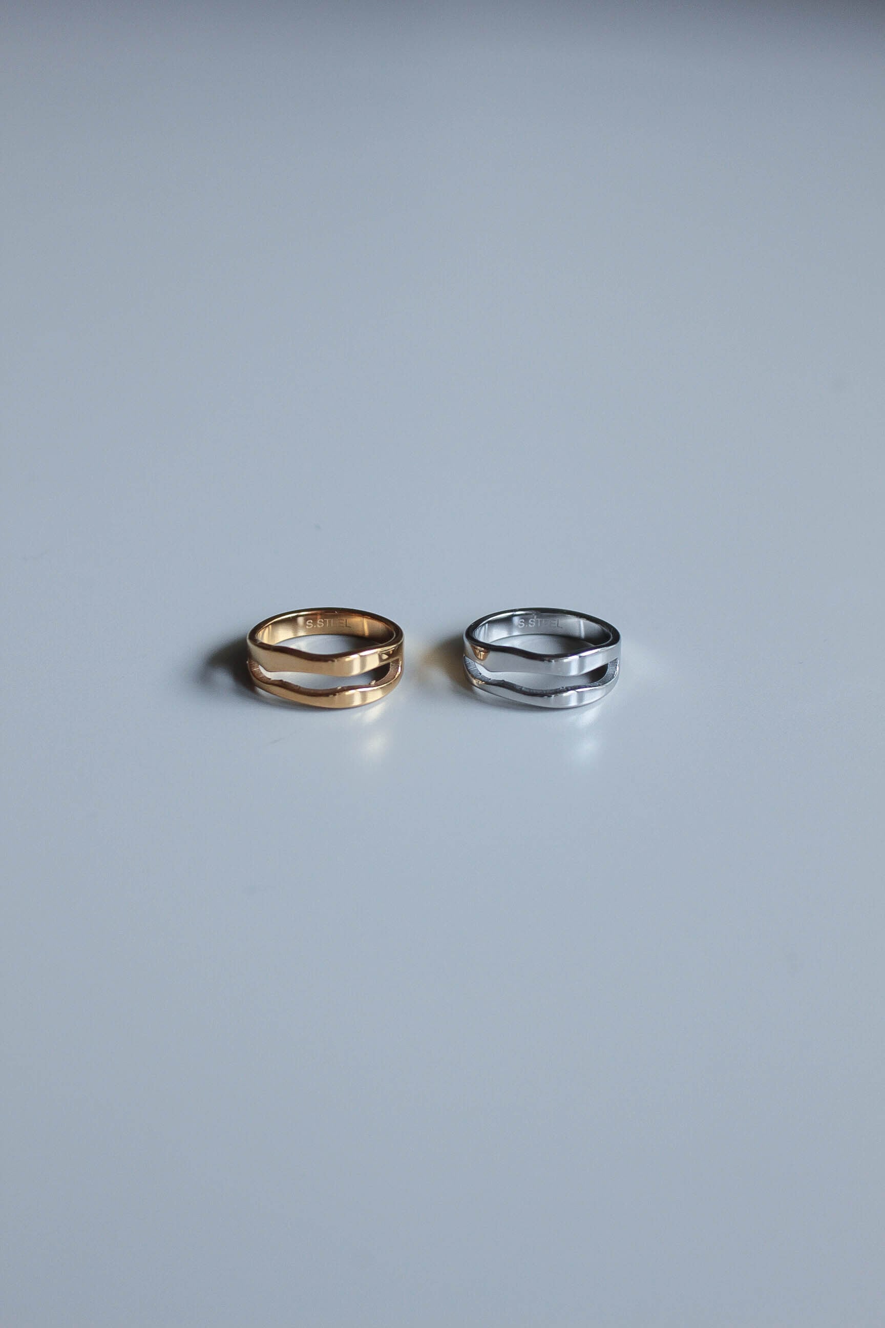 Split Line Ring | ebine(エビネ)|金属アレルギー対応アクセサリー