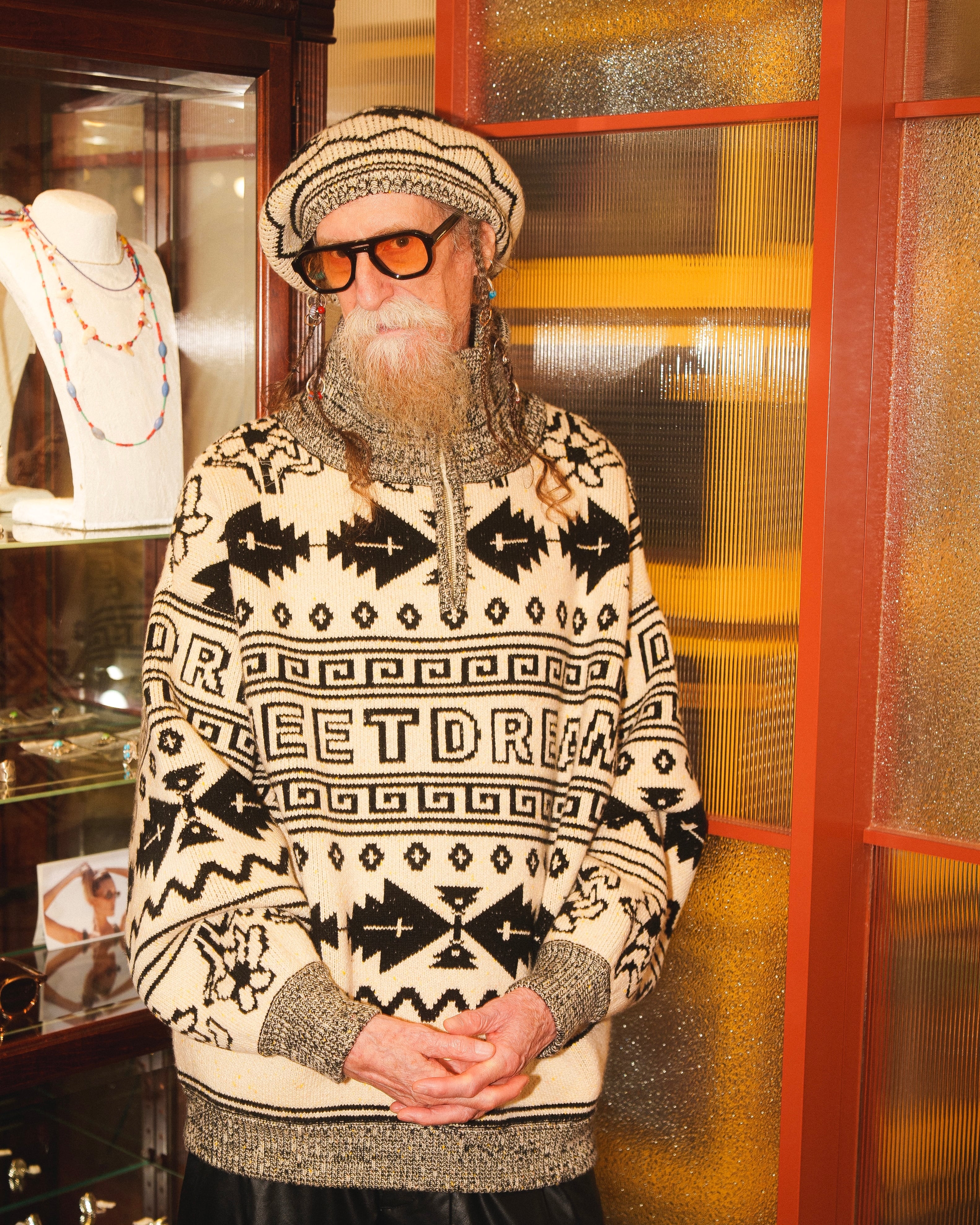 Nordic Half Zip Sweater | AMBERGLEAM