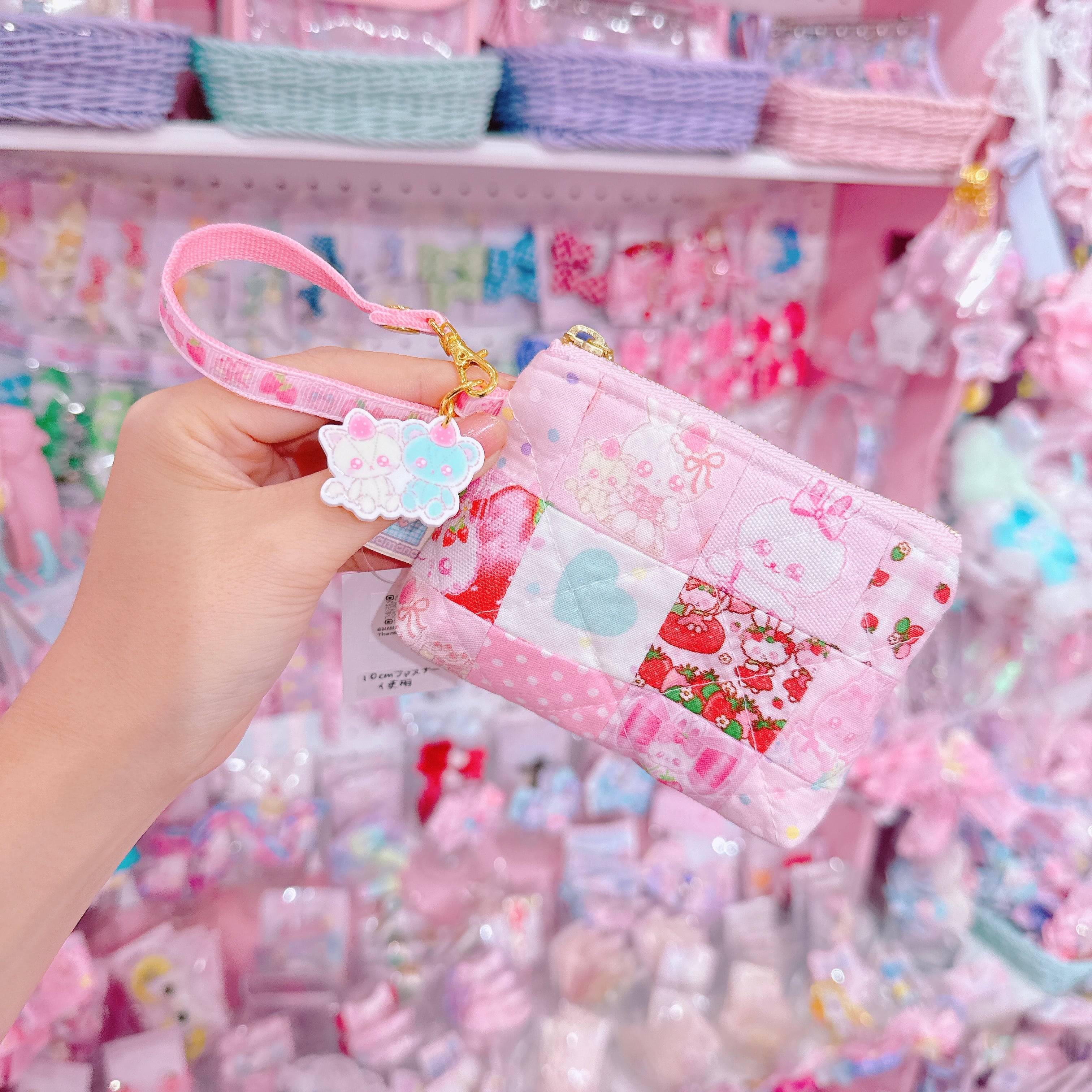 【N4】41-9パッチワークミニポーチ