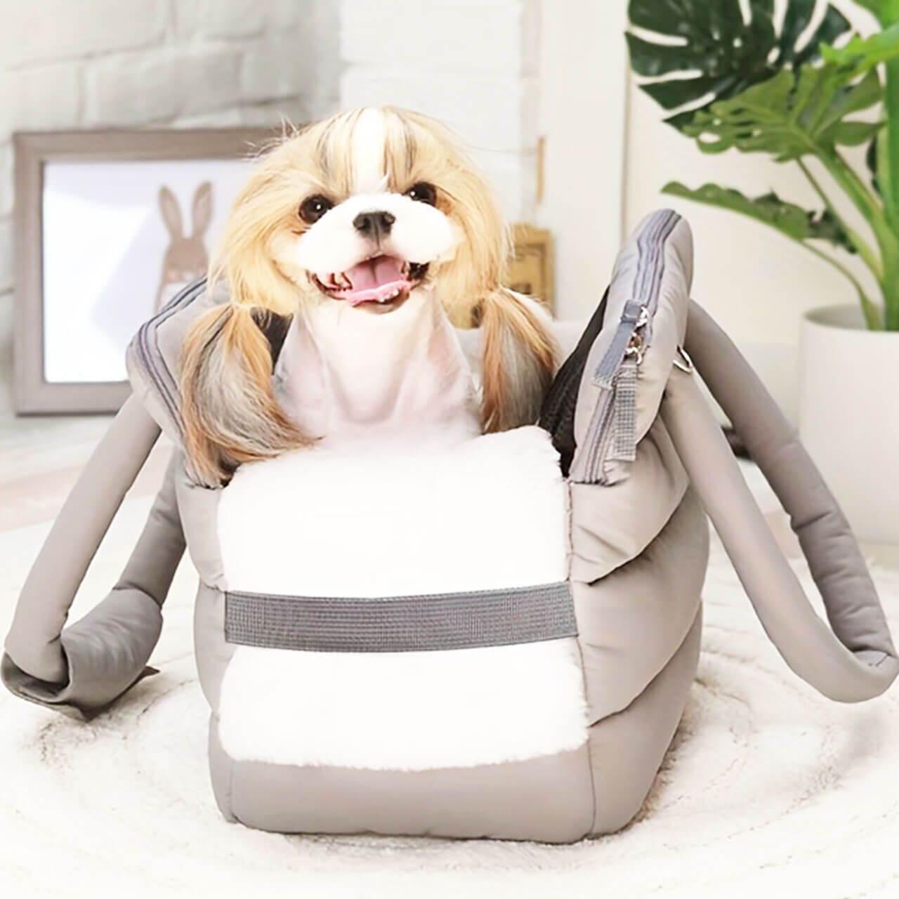 PUPPY ANGEL ブラックペットキャリー ドライブベッド 小型犬Sサイズ PUPPY ANGEL ブラックペットキャリー ドライブベッド 小型犬Sサイズ 犬