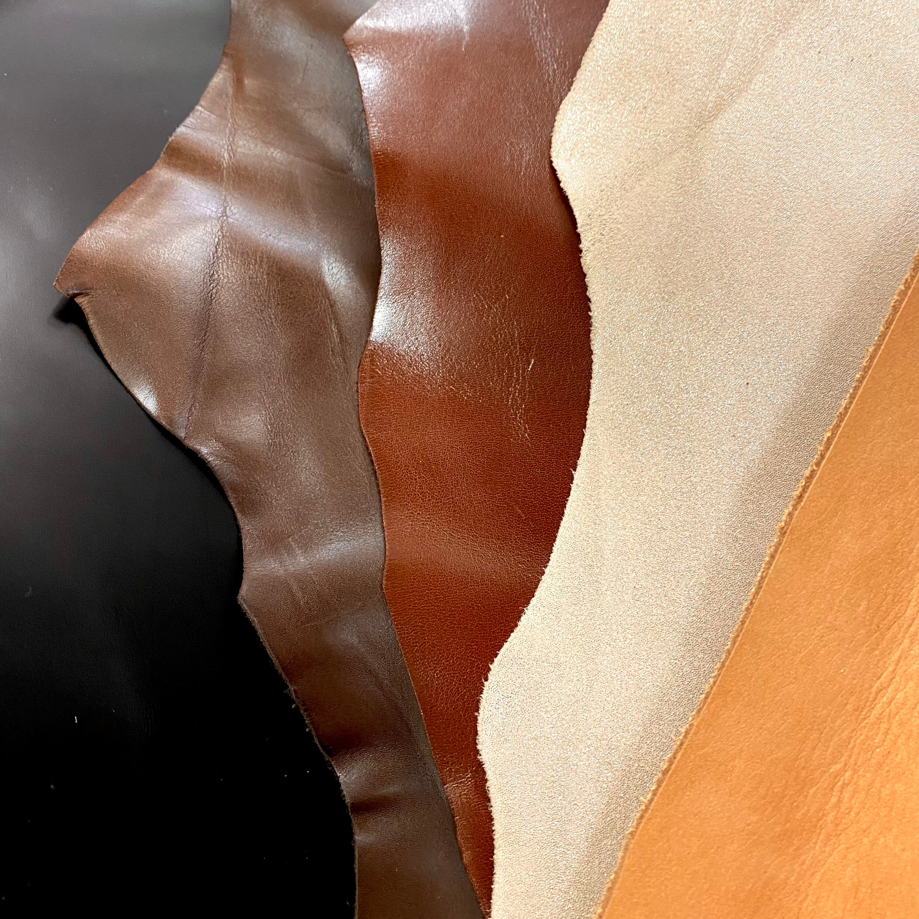 お試し・ミニハギレ・パック | and leather【初心者～中級者のための革